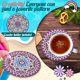 thumbnail image 4 of Juego de posavasos artísticos Cgtredaw 8 Uds Mandala, 4 of 8