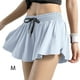 thumbnail image 3 of Jumpingount Pantalones cortos deportivos de cintura alta para niñas, entrenamiento atlético, pantalones cortos de Yoga, entrenamiento, gimnasio, Ropa, zapatos y accesorios Miscelánea Azul M, 3 of 5