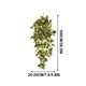 thumbnail image 3 of pstuiky Adorno de pared colgante verde artificial para interiores, flor de plástico verde para colgar en la pared, adorno de pared verde artificial, 3 of 6