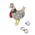 thumbnail image 1 of Nikou Lumière de Jardin Empilable, Décor de Poulet Lumineux avec écharpe, Décor de Lumière LED pour Fête, 1 of 8