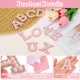 thumbnail image 3 of 2Pcs Parches de Letras Plancheables de Perlas, Parches Adhesivos de Letra H con Brillantes de Piedras Preciosas para Ropa de Manualidades, Sombreros, Bolsas, Zapatos, Almohadas, Rosa Blanca, 3 of 6
