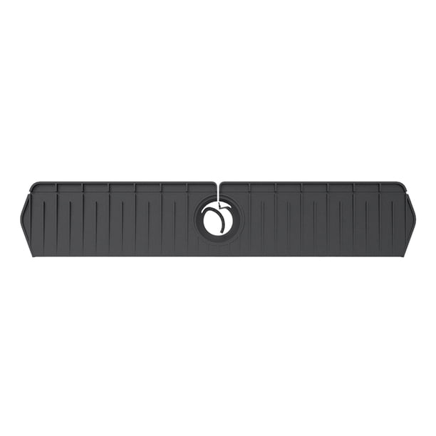 Protector Contra Salpicaduras para Grifo Fregadero Alfombrilla Protectora Detrás Del Fácil Instalar Drenaje Rápido Encimera Y Baño Silicona