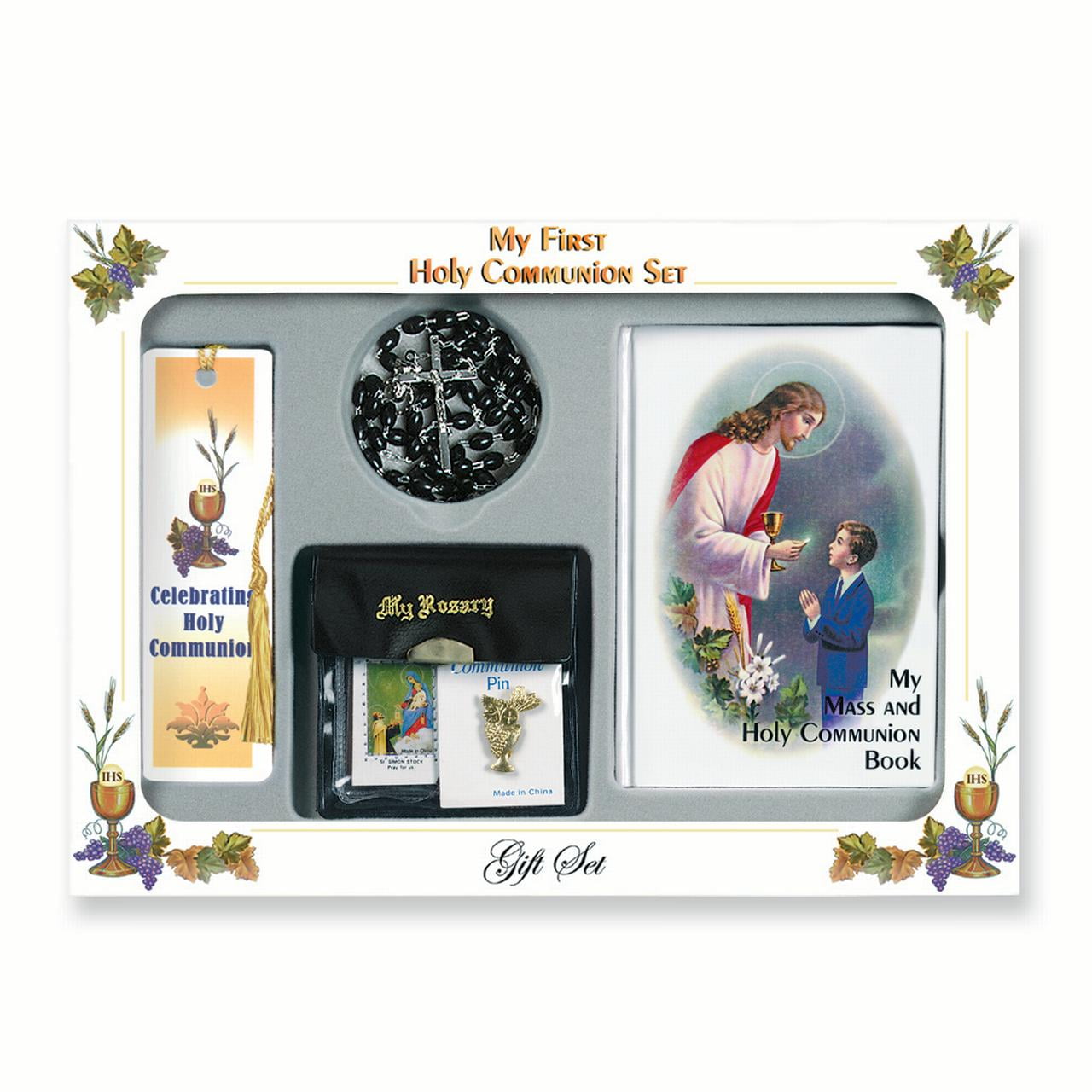 Boys First Holy Communion Gift Set Religious Baptism/christening