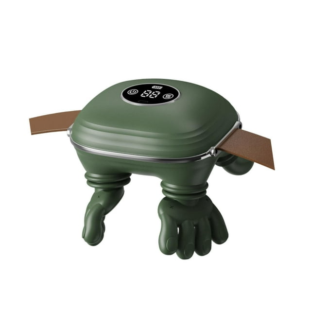 Xuanheng Neck and Shoulder Massage Tool Back Cervical Massage Device for Office Gifts Green