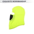 thumbnail image 3 of Máscara facial de malla Unique Bargains, cubierta facial de poliéster, protección solar, transpirable, verde fluorescente, 1 pieza, 3 of 6