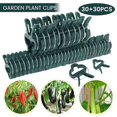 thumbnail image 2 of 60 Pcs Garden Plant Clips  2 Sizes Adjusting Plant Support Clips Reusable Flower Clip Fixing Plant Gripper Clips For Garden Vine Plants Vegetables Tomatoes Flowers (60PCS), 2 of 11