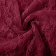 thumbnail image 6 of LWavelet Women Lace Tiered Maxi Skirt High Waist Ruffled Hem Boho Long Skirt Wine S, 6 of 7