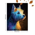 thumbnail image 3 of Abstract West Highland White Terrier Canvas Print, Pet Lover Decor for Living Room Bedroom Office, 3 of 8