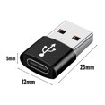 thumbnail image 3 of Adaptador Usb C A Usb USB 3.1 Tipo C Hembra a USB 3.0 Tipo A Adaptador Macho Sincronización de Datos+Carga 2 Pack, 3 of 6