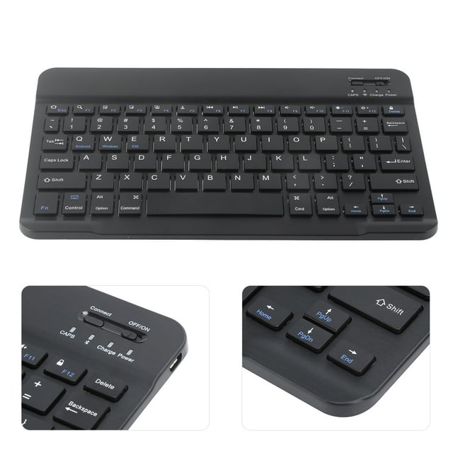 Keyboard, Key Board Retro Keyboard 10inch Keyboard Ergonomic Keyboard for IOS / / Black,White