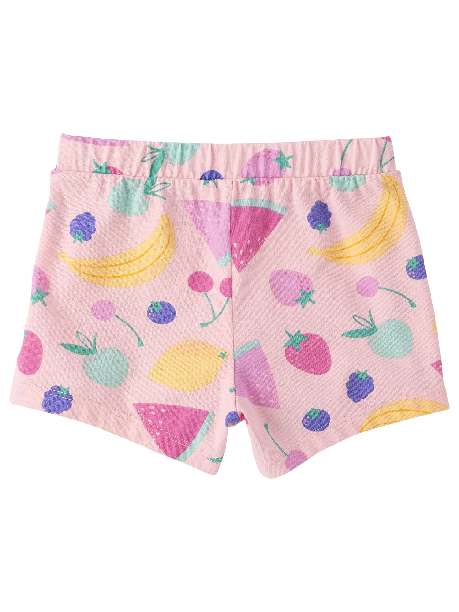 The Children's Place Toddler Girls Pull On Printed Everyday Shorts, 3-Pack, Sizes 12M-5T
