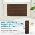 thumbnail image 2 of Funda para aire acondicionado de ventana interior - Funda interior para protección invernal - Aislamiento de doble capa con cordón ajustable, 2 of 4