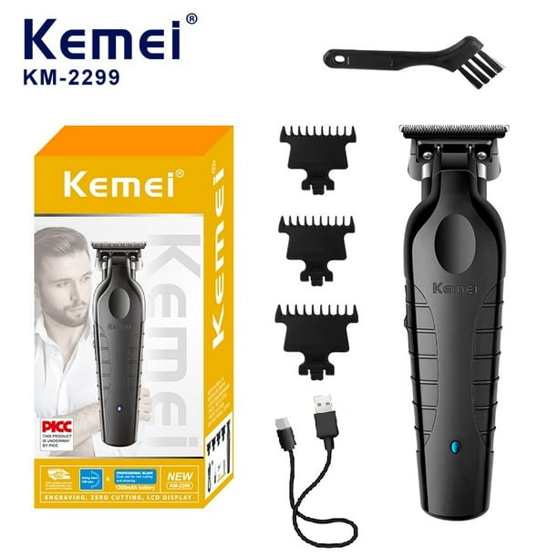 Kemei-cortadora de pelo inalámbrica para hombre, máquina eléctrica recargable por USB, km032, KM-2299