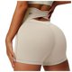 thumbnail image 1 of Pantalones ajustados de yoga y fitness de cintura alta para mujer - Poliéster, correa trasera en la cintura, color liso - S-XL, 1 of 6