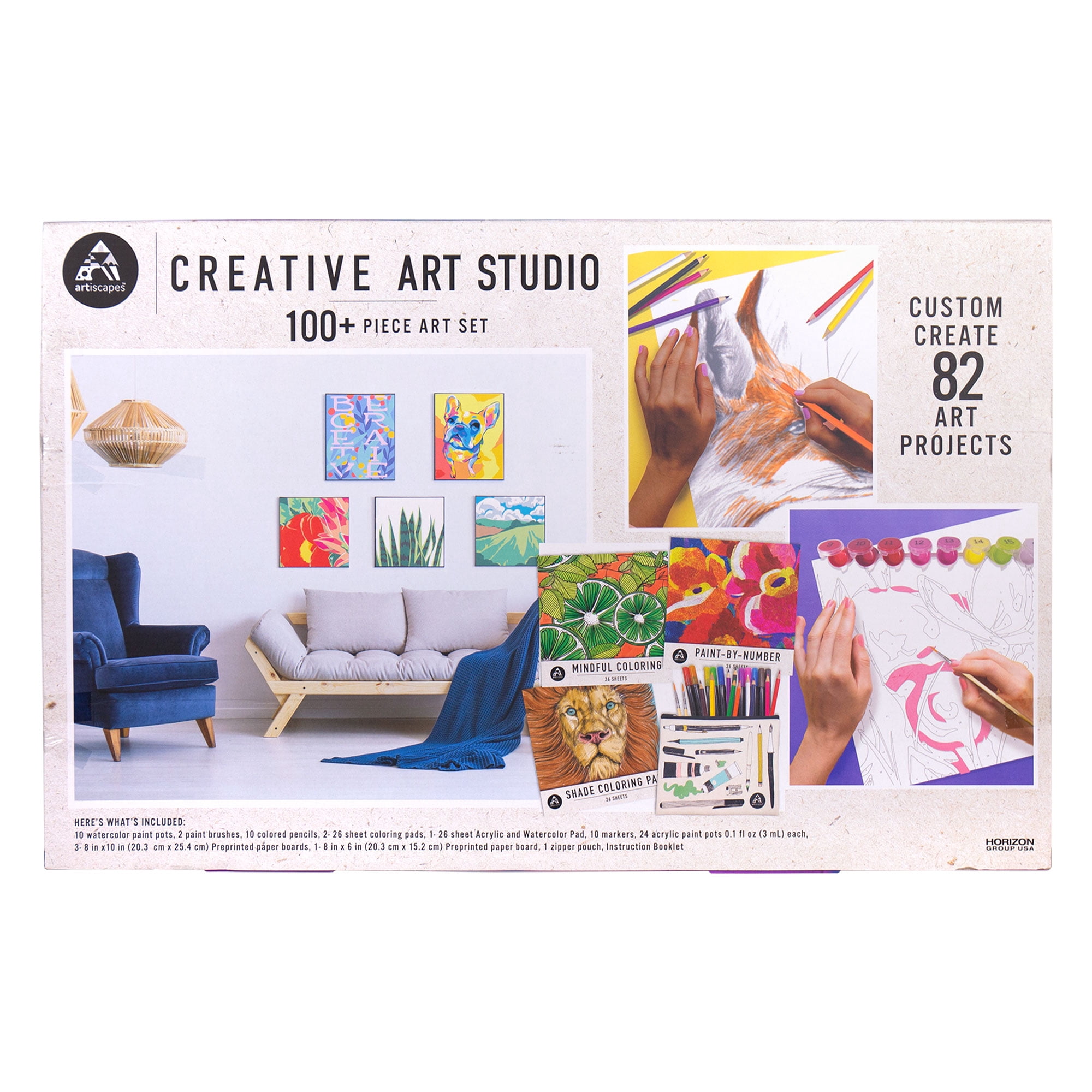ARTISCAPES Art Set (140 Pieces)