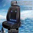thumbnail image 3 of Seat Cover For Car Summer Cooling Car Seat Cover with Massage Adjustable Temperature Cooling Car Seat Cushion Ventilated 16 Fans Cooling Seat Cover for Car Front Seat Cooler for Vehicle 12V, 3 of 7