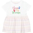 thumbnail image 3 of Inktastic I Love My Grandpa Girls Baby Dress, 3 of 5