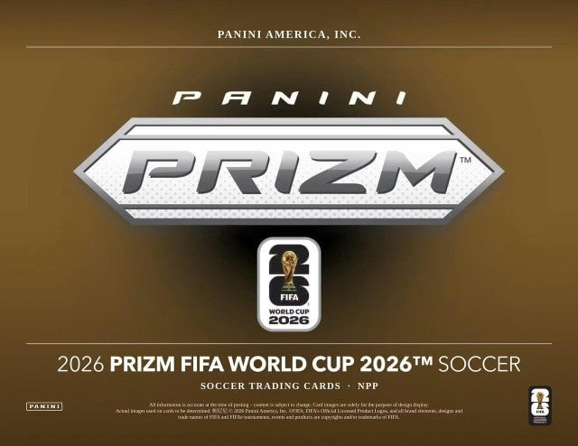 2026 Panini Prizm FIFA World Cup Soccer Hobby Mega Box Cards