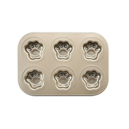 

Yrtoes Korean Bbq Grill Pan Korean Bbq Grill Pan Mini Madeleine mold cake pan 6 cavity non-stick oval scallop Cookie Baking pan