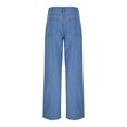 thumbnail image 4 of NOLDARES Women's High Waisted Wide Leg Jeans Boyfriend Baggy Straight Leg Casual Denim Pants(Light Blue,XXL), 4 of 8