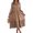 Khaki, variant on Spring Dresses for Women 2026 Trendy Long Sleeve Button Down Collared Ruffle Hem A Line Flowy Long Dress