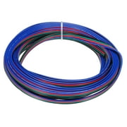 Uxcell 20 Gauge 4 Conductor Electrical Wire Tinned Copper Cable 25FT Stranded Wire for LED Strips Lamps Residential Wiring
