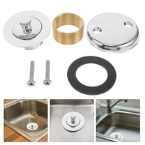 FESTFENDS Tub Overflow Cover 1 Set Bathtub Drain Assembly Chrome Plating For Bathtub Drain Components Homeowners