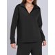 thumbnail image 4 of Conjuntos de Dos Piezas para Mujer, Moda de Otoño 2025, Pantalones Anchos, Conjunto de Estar por Casa, para Viajes y Vacaciones. Negro XS, 4 of 9