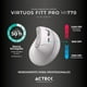 thumbnail image 4 of Mouse Ergonomico ACTECK VIRTUOS FITT PRO MI770 1600dpi Inalambrico 8 botones Blanco AC-936217, 4 of 7