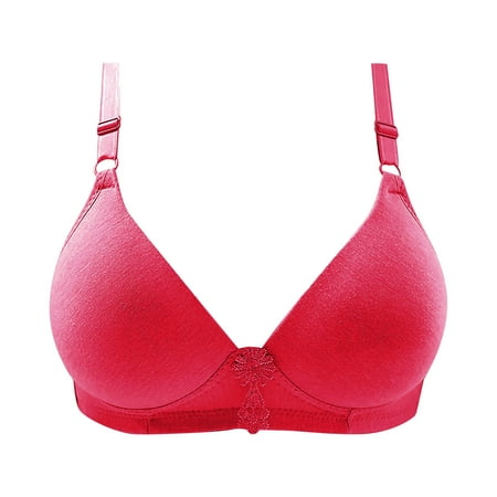 Fesfesfes Bras for Women Wireless Ladies Comfortable Shaping Bra Underwear Bras Push-Up Bra