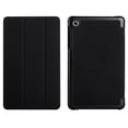 thumbnail image 2 of For Alcatel Joy Tab 2 Trifold Magnetic Closure Pu Leather Case Cover - Black, 2 of 3