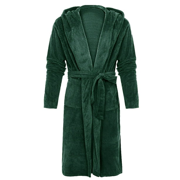 slim fit dress slacks Green Hooded Royalty Robe main image 1