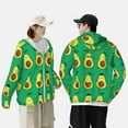 thumbnail image 6 of Gaeub Cartoon Fruit 1 Men's and Women's UPF 50+ Long-Sleeved Sun Protection Clothing, Fishing Shirt Long Sleeve Zip - Large, 6 of 9