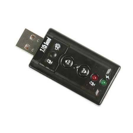 7.1 Channel USB External Sound Card Audio Adapter (Best External Sound Card For Laptop)