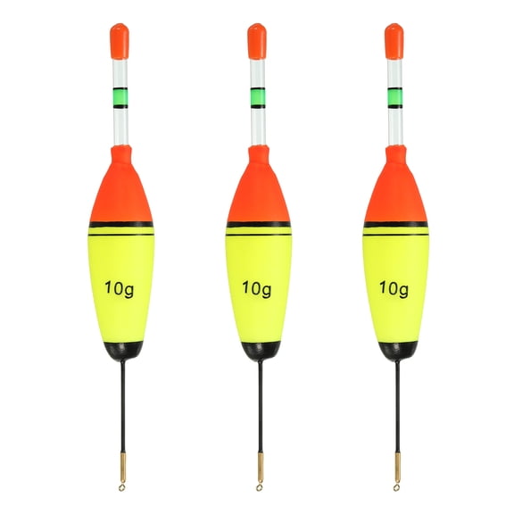 0.35oz Fishing Glowing Bobbers with Swivel EVA Fishing Float without Glow Sticks, 3 Pack
