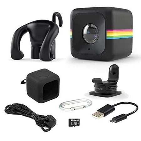 Polaroid Cube Act II – HD 1080p Mountable Weather-Resistant Lifestyle Action Video Camera & 6MP Still Camera w/Image Stabilization, Sound Recording, Low Light Capability & Other Updated (Best Action Camera With Image Stabilization)