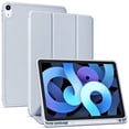 thumbnail image 1 of IPad Air 4 Case 10.9 Inch [4th Generation] [Corner Protection] Multi-Angle Viewing with Pencil Holder, Kickstand Feature, Auto Wake/Sleep-Ice, 1 of 5