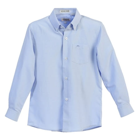 light shirt dress sleeve boy boys oxford button gioberti