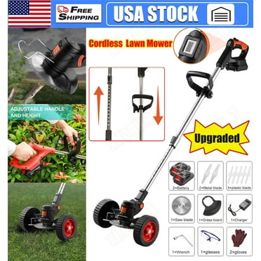 Cordless Weed Eater 2500W Electric Brush Cutter Lawn Edger Grass String Trimmer