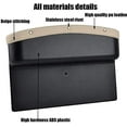 thumbnail image 3 of Bolsillos para asiento de coche, piel sintética, organizador lateral para consola de coche, relleno para huecos de asiento, caddie con alfombrilla antideslizante, Sincero  Hogar, 3 of 6