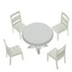 thumbnail image 4 of 5 Unids de Comedor Silla Modelo Conjunto 1:20 Casa Miniatura Mini Muebles de Juguete CUTICAT  Mesas y sillas en miniatura, 4 of 8