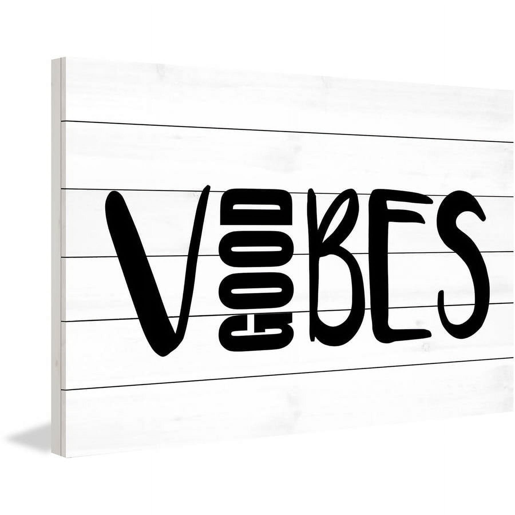 Marmont Hill 'Good Vibes' by Diana Alcala Painting Print on White Wood
