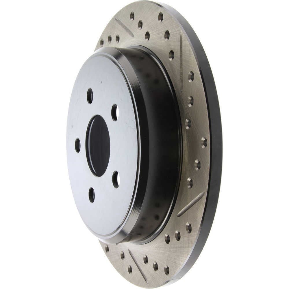 StopTech 03-09 Chrysler PTCruiser Tur / 03-05 Dodge Neon SRT-4 Rear Left Slotted & Drilled Rotor Fits select: 2004-2005 CHRYSLER PT CRUISER TOURING