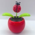 thumbnail image 2 of Blesiya Flower Solar Powered toy Solar Dancing Toy Flower Pot Home Ladybug, 2 of 7