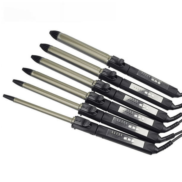Barra rizadora eléctrica Ekele con rotación manual, barra rizadora profesional para estudio, rizadora de cabello para hombres