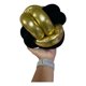 thumbnail image 3 of Cojín Mini Bola Celta Decoración 30cm Diámetro Dorado Negro Personalizado Geométrico, 3 of 3