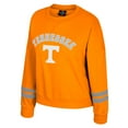 thumbnail image 2 of Women's Colosseum Tennessee Orange Tennessee Volunteers Splashy Crewneck Fleece Sweatshirt, 2 of 3