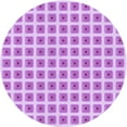 thumbnail image 1 of Ahgly Company Indoor Round Patterned Blossom Pink Area Rugs, 6' Round, 1 of 6
