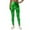 Green, variant on Bibifish Womens Leggings Gold Shiny Metallic Leggings High Waist Elastic Fabric Slim Fit Casual Party Carnival Performance Stylish Leggings