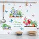 thumbnail image 1 of Conjunto de Pegatinas de Pared Flores Plantas Mariposas ZHCH, 1 of 4